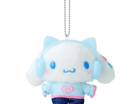 Japan Sanrio - Cinnamroll Plush Keychain (Our Heisei Pop Design) on Sale