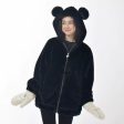 JDS - Winter Park Fashion x Mickey Mouse Black Fur Outerwear with Gloves for Adults (Release Date: Nov 8, 2024) For Discount