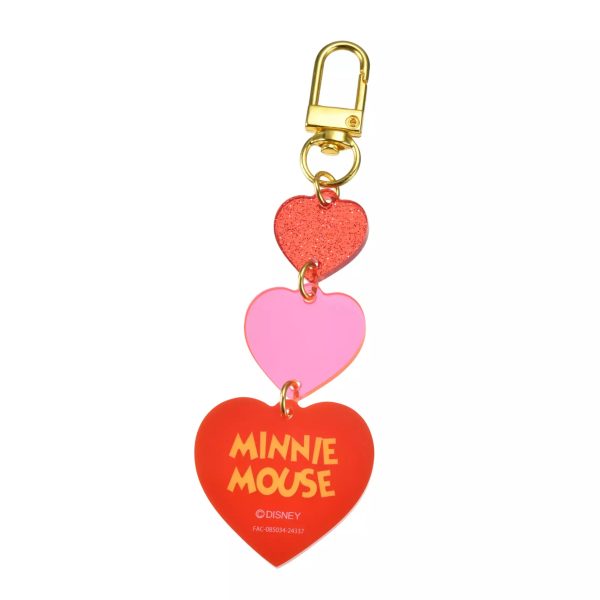 JDS - Key Chain Fes x Minnie Mouse  Triple Heart  Keychain For Sale