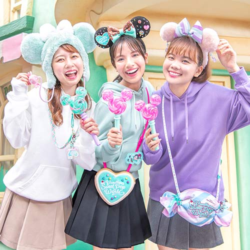 TDR - Vanellope s Sweets Pop World Collection x Heart Shaped Neck Pouch (Release Date: Jan 14, 2025) on Sale