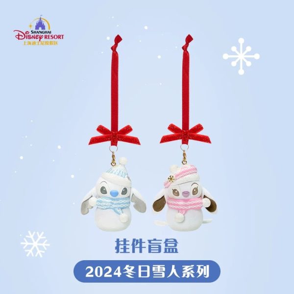 SHDL - Winter Mickey & Friends Snowman 2024 Collection x Mickey, Duffy & Friends Mystery Ornament Box Online Sale