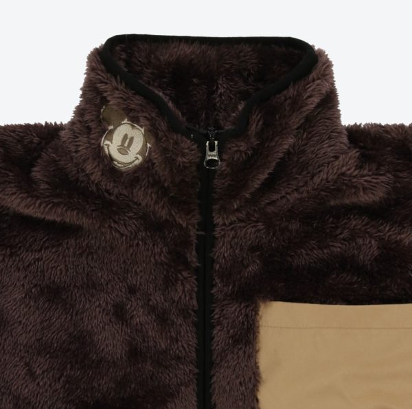 TDR - Mickey Mouse Faux Sherpa Jacket for Adults  x Brown Color on Sale