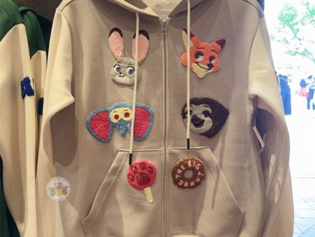 HKDL -  Zootopia Zip Up Hoodie for Adults Online Sale