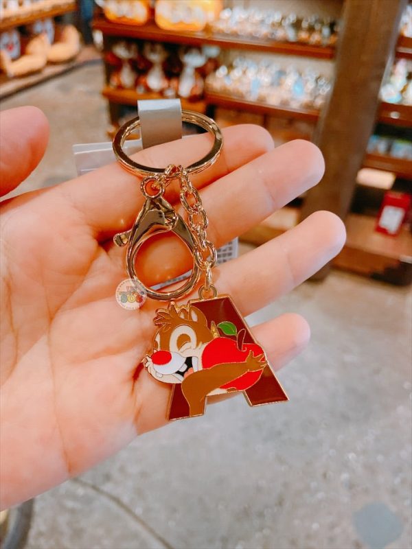 SHDL - Chip, Dale & Clarice English Alphabet ‘A’ Keychain Fashion