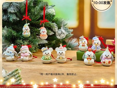 SHDL - Winter Mickey & Friends Snowman 2024 Collection x Mickey, Duffy & Friends Mystery Ornament Box Online Sale