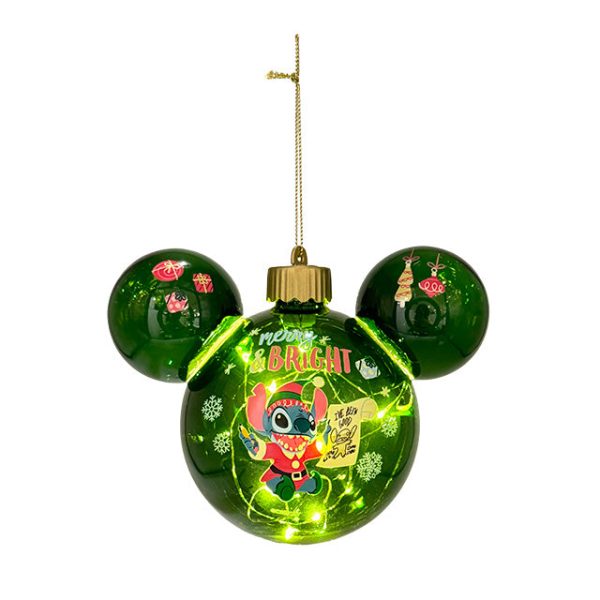 HKDL - Christmas 2024 Collection x Stitch Light Up Glass Ornament Online