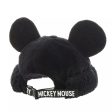 TDR Mickey & Minnie Mouse Fluffy & Warm 2024 Collection x Mickey Mouse Shaped Corduroy & Boa Cap Color: Black (Release Date: Oct 31, 2024) Online Hot Sale