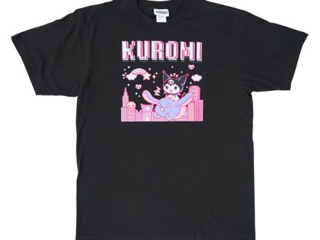 Japan Sanrio - Kuromi & Baku T-Shirt for Adult (Color: Black) Hot on Sale