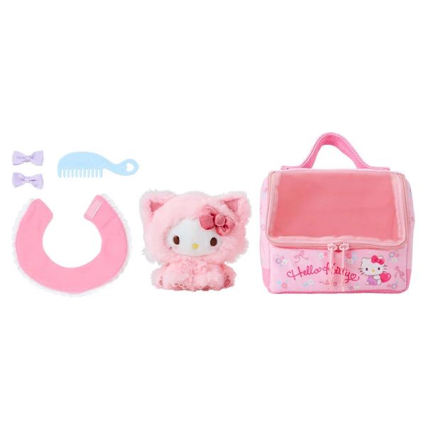 Japan Sanrio -Helllo Kitty Plush Toy Care Set (Kitten) Sale