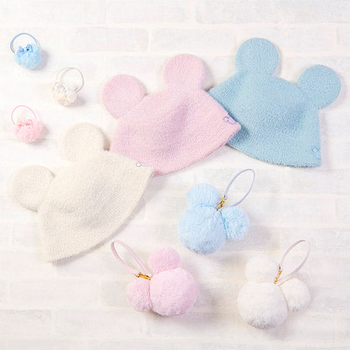 TDR Mickey & Minnie Mouse Fluffy & Warm 2024 Collection x Mickey Mouse Shaped Knitted Beanie for Aduls Color: Pink (Release Date: Oct 31, 2024) on Sale