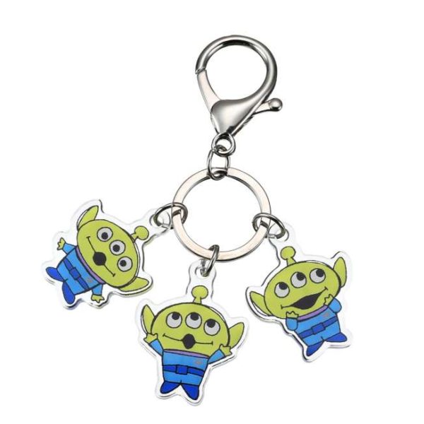 JDS - Key Chain Fes x Little Green Men Alien  Graffiti  Keychains For Cheap