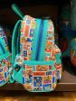 DLR WDW - Loungefly Mickey & Friends Retro Park Attraction Collage Backpack For Sale