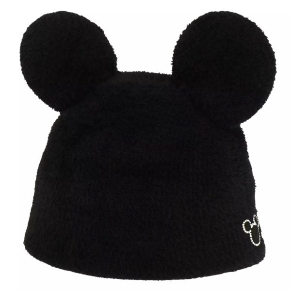 TDR Mickey & Minnie Mouse Fluffy & Warm 2024 Collection x Mickey Mouse Shaped Knitted Beanie for Aduls Color: Black (Release Date: Oct 31, 2024) Online Sale