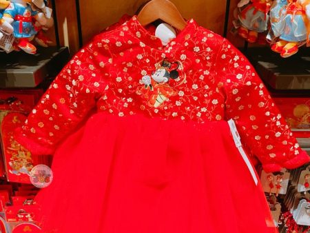 SHDL - Mickey & Friends Lunar New Year 2025 Collection x Minnie Mouse Dress for Kids Online now