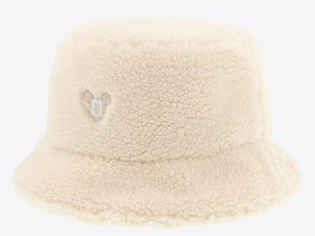 TDR - Fluffy Fluffy Cute Gentle Colors x Mickey Mouse White Color Fluffy Bucket Hat Sale