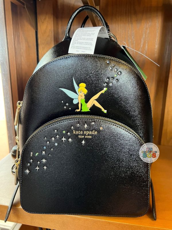 DLR WDW - Kate Spade New York - Tinker Bell Black Backpack Online