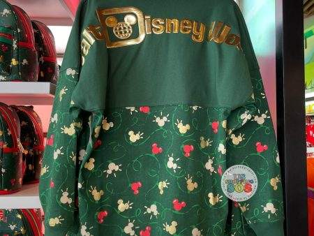 DLR WDW - Christmas 2024 - Spirit Jersey Green Pullover (Adult) For Sale