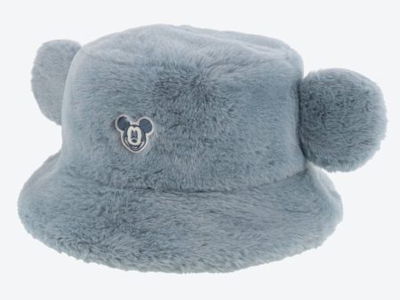 TDR - Fluffy Fluffy Warm Goods x Fluffy Boa Mickey Mouse Bucket Hat with Ear (Color: Blue) Sale