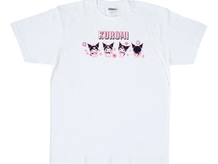 Japan Sanrio - Kuromi T-Shirt for Adult (Color: White) For Cheap