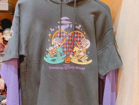 SHDL - Halloween 2024 x Chip & Dale Hoodie Pullover for Adults Online Hot Sale