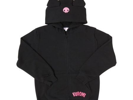 Japan Sanrio - Kuromi Hoodie Jacket for Adults on Sale