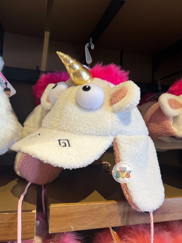 Universal Studios - Despicable Me Minions - Fluffy Unicorn Baseball Cap with Earflaps Cheap