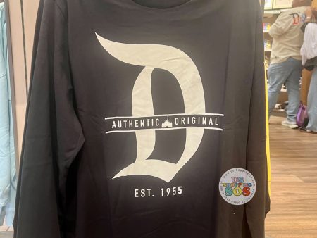 DLR WDW - Authentic Original Black Long Sleeve Shirt (Adult) Cheap