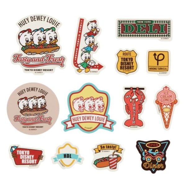 TDR - Huey, Dewey, and Louie   American diner  Collection x Stickers (Release Date: Dec 26, 2024) For Discount